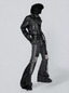 Obsidian Edge Cropped Leather Jacket