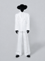 Ivory Royale Crystal Tuxedo Blazer