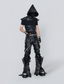 Dark Mystic Hooded Leather Vest