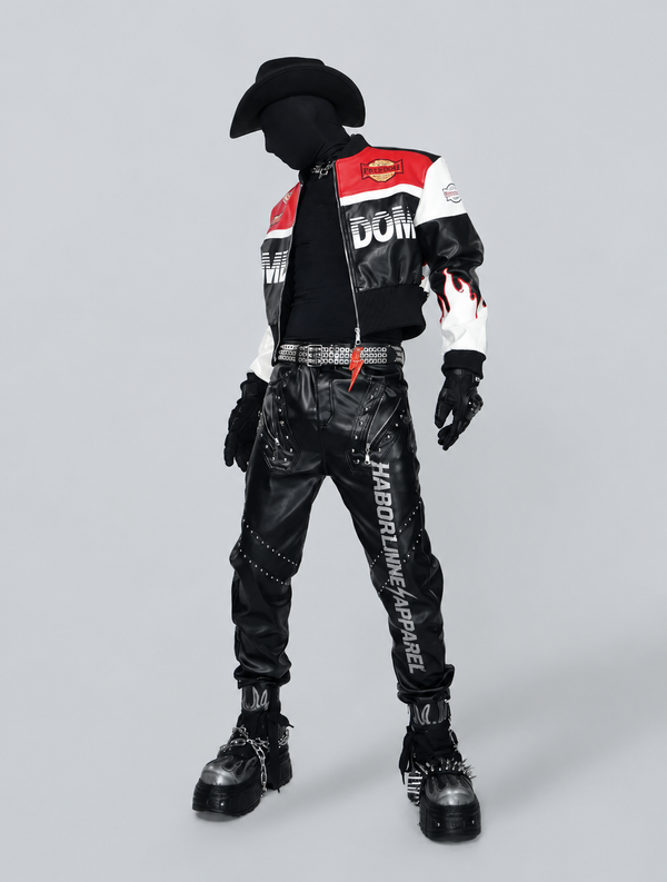 Flame Rider Vintage Moto Jacket