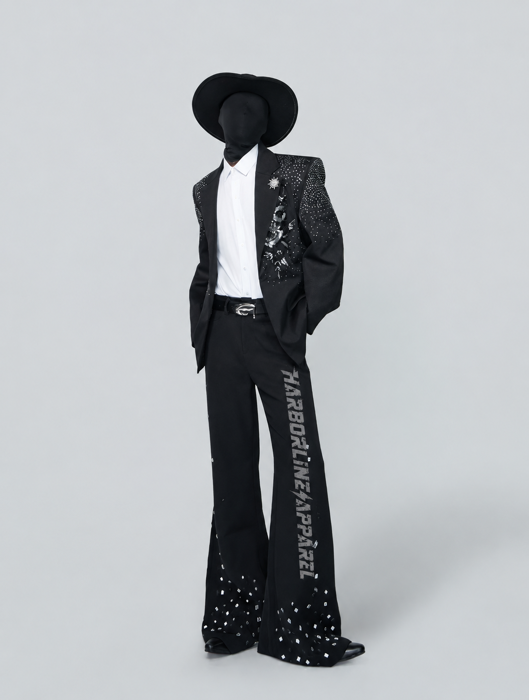 Midnight Crystal Structured Blazer Main image