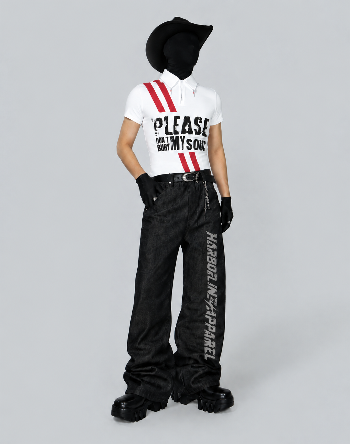 Raw Indigo Flare Denim Jeans Main image
