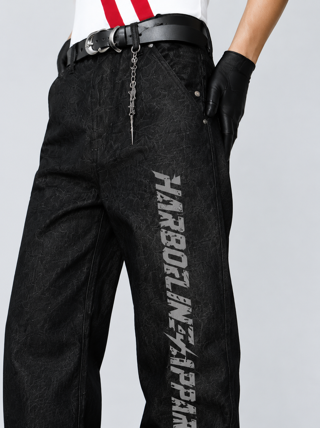 Raw Indigo Flare Denim Jeans